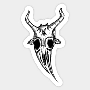 Demon Head Sticker